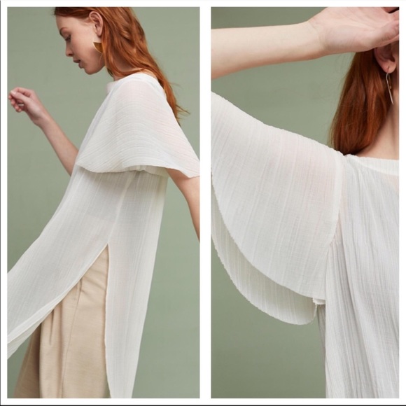 • akemi & kin pre pleated tunic top • - Picture 2 of 9